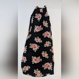 Katherine Barclay Montreal Floral Print Maxi Dress Halter Casual Summer size 4